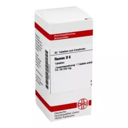 RUMEX D 6 tabletter, 80 stk