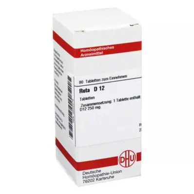 RUTA D 12 tabletter, 80 stk