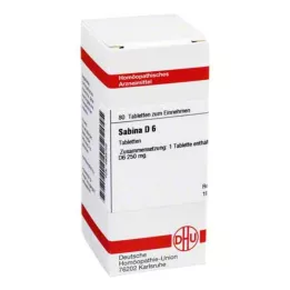 DHU Sabina D 6 tabletter, 80 stk