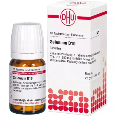 SELENIUM D 10 tabletter, 80 stk