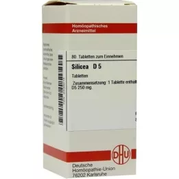 SILICEA D 5 tabletter, 80 stk