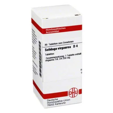 SOLIDAGO VIRGAUREA D 4 tabletter, 80 stk SOLIDAGO VIRGAUREA D 4 tabletter, 80 stk