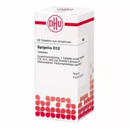 SPIGELIA D 12 tabletter, 80 stk