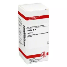STICTA D 6 tabletter, 80 stk