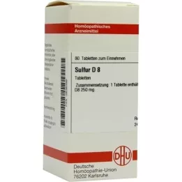 SULFUR D 8 tabletter, 80 stk