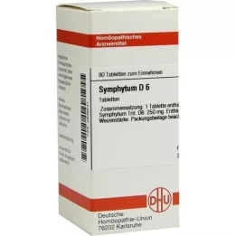 SYMPHYTUM D 6 tabletter, 80 stk