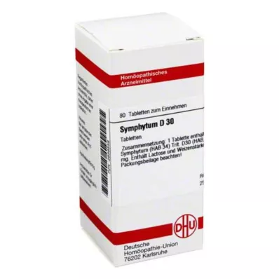 SYMPHYTUM D 30 tabletter, 80 stk SYMPHYTUM D 30 tabletter, 80 stk