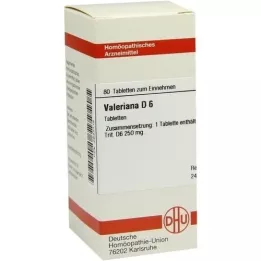 VALERIANA D 6 tabletter, 80 stk