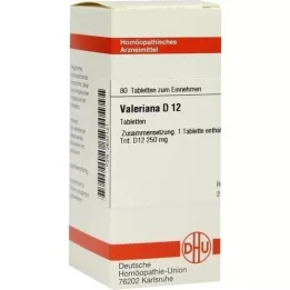 VALERIANA D 12 tabletter, 80 stk