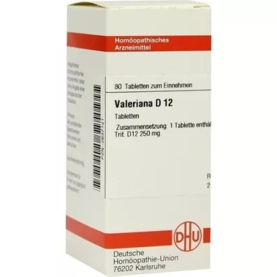 VALERIANA D 12 tabletter, 80 stk