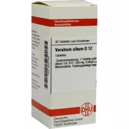 VERATRUM ALBUM D 12 tabletter, 80 stk