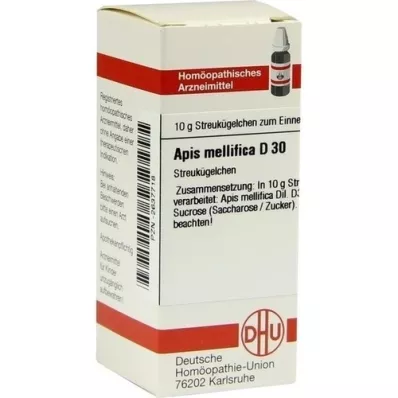 APIS MELLIFICA D 30 globuler, 10 g