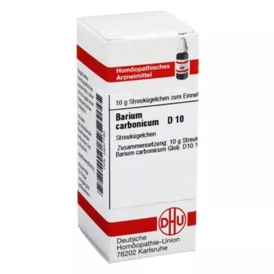 BARIUM CARBONICUM D 10 kuler, 10 g BARIUM CARBONICUM D 10 kuler, 10 g