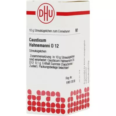 CAUSTICUM HAHNEMANNI D 12 kuler, 10 g