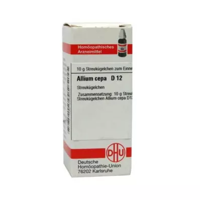 ALLIUM CEPA D 12 globuler, 10 g ALLIUM CEPA D 12 globuler, 10 g
