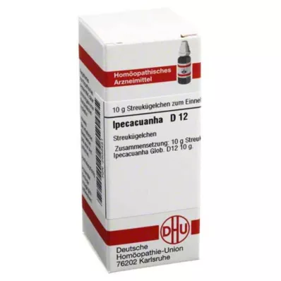 IPECACUANHA D 12 globuler, 10 g
