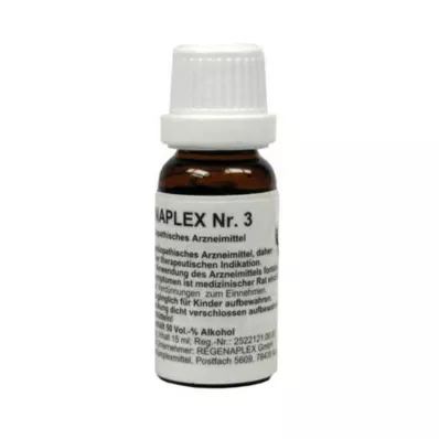 REGENAPLEX Nr. 3 dråper, 15 ml REGENAPLEX Nr. 3 dråper, 15 ml