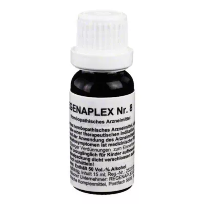 REGENAPLEX Nr. 8 dråper, 15 ml REGENAPLEX Nr. 8 dråper, 15 ml