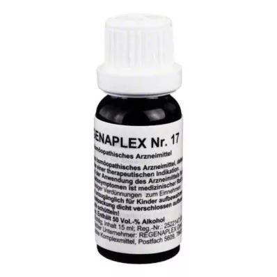 REGENAPLEX Nr. 17 dråper, 15 ml REGENAPLEX Nr. 17 dråper, 15 ml