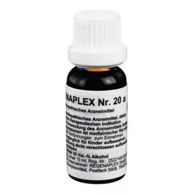 REGENAPLEX No.20 a dråper, 15 ml REGENAPLEX No.20 a dråper, 15 ml