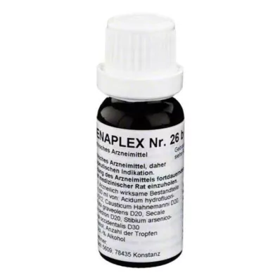 REGENAPLEX Nr. 26 b dråper, 15 ml REGENAPLEX Nr. 26 b dråper, 15 ml