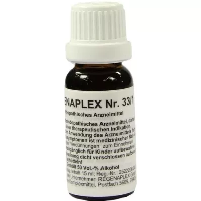 REGENAPLEX No.33/1 dråper, 15 ml