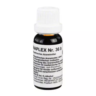 REGENAPLEX Nr. 36 b dråper, 15 ml REGENAPLEX Nr. 36 b dråper, 15 ml
