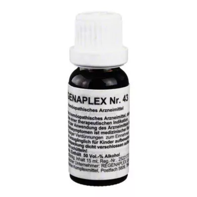 REGENAPLEX Nr. 43 dråper, 15 ml REGENAPLEX Nr. 43 dråper, 15 ml