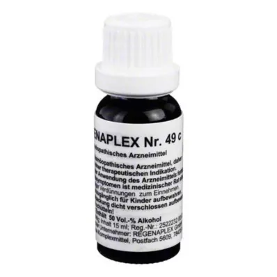 REGENAPLEX No.49 c dråper, 15 ml REGENAPLEX No.49 c dråper, 15 ml