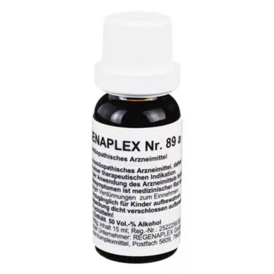 REGENAPLEX Nr. 89 a dråper, 15 ml REGENAPLEX Nr. 89 a dråper, 15 ml