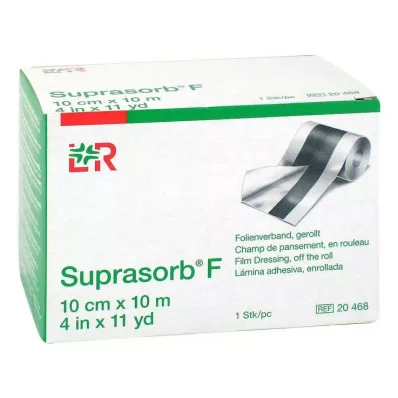 SUPRASORB F Folier Sårbandasje 10 cmx10 m unste.rull, 1 stk