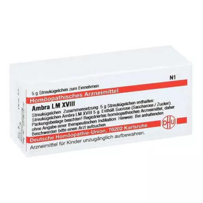 AMBRA LM XVIII Globuli, 5 g AMBRA LM XVIII Globuli, 5 g