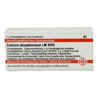 CALCIUM PHOSPHORICUM LM XVIII Globuli, 5 g CALCIUM PHOSPHORICUM LM XVIII Globuli, 5 g