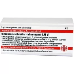 MERCURIUS SOLUBILIS Hahnemanni LM VI Globuler, 5 g