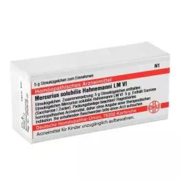 MERCURIUS SOLUBILIS Hahnemanni LM VI Globuler, 5 g