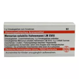 MERCURIUS SOLUBILIS Hahnemanni LM XVIII Globuler, 5 g