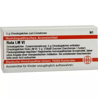 RUTA LM VI Globuli, 5 g RUTA LM VI Globuli, 5 g