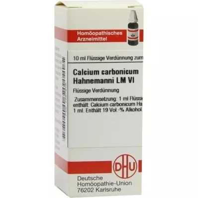 CALCIUM CARBONICUM Hahnemanni LM VI Fortynning, 10 ml