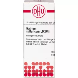 NATRIUM SULFURICUM LM XVIII Fortynning, 10 ml