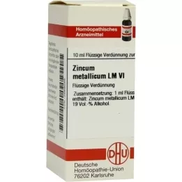 ZINCUM METALLICUM LM VI Fortynning, 10 ml