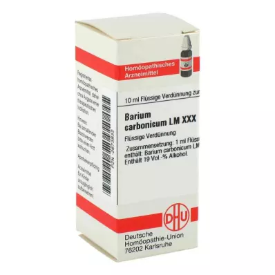 BARIUM CARBONICUM LM XXX Fortynning, 10 ml BARIUM CARBONICUM LM XXX Fortynning, 10 ml