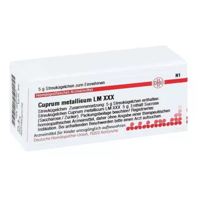 CUPRUM METALLICUM LM XXX Globuli, 5 g