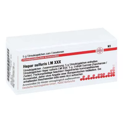 HEPAR SULFURIS LM XXX Globuli, 5 g