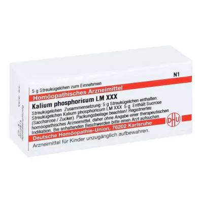 KALIUM PHOSPHORICUM LM XXX Globuli, 5 g KALIUM PHOSPHORICUM LM XXX Globuli, 5 g