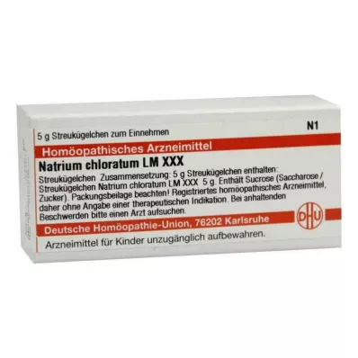 NATRIUM CHLORATUM LM XXX Globuli, 5 g NATRIUM CHLORATUM LM XXX Globuli, 5 g