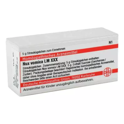 NUX VOMICA LM XXX Globuli, 5 g NUX VOMICA LM XXX Globuli, 5 g