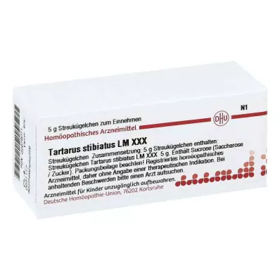 TARTARUS STIBIATUS LM XXX Globuli, 5 g TARTARUS STIBIATUS LM XXX Globuli, 5 g