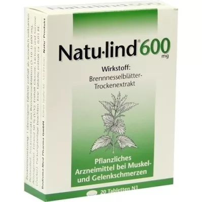 NATULIND 600 mg belagte tabletter, 20 stk