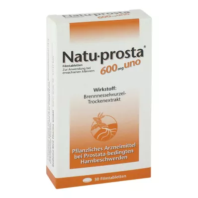 NATUPROSTA 600 mg uno filmdrasjerte tabletter, 30 stk