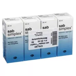 SAB simplex oral suspensjon, 4X30 ml